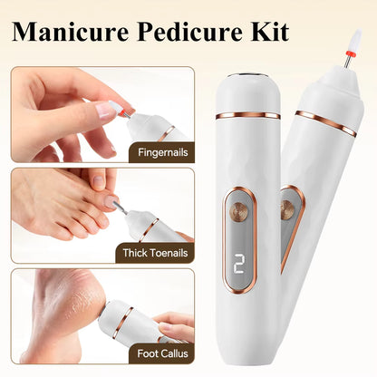 5-in-1 Rechargeable Electric Foot Callus Remover & Nail Pedicure Kit