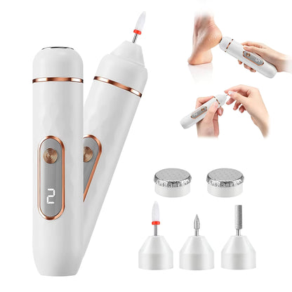 5-in-1 Rechargeable Electric Foot Callus Remover & Nail Pedicure Kit
